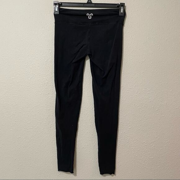 TNA Aritzia Black Ankle Length High Rise Leggings Womens S Yoga Pants Gorpcore - Picture 4 of 5